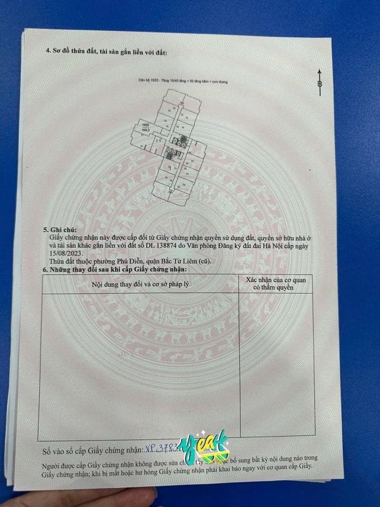 Căn hộ lô góc toà R3 KĐT Goldmark City 136 Hồ Tùng Mậu