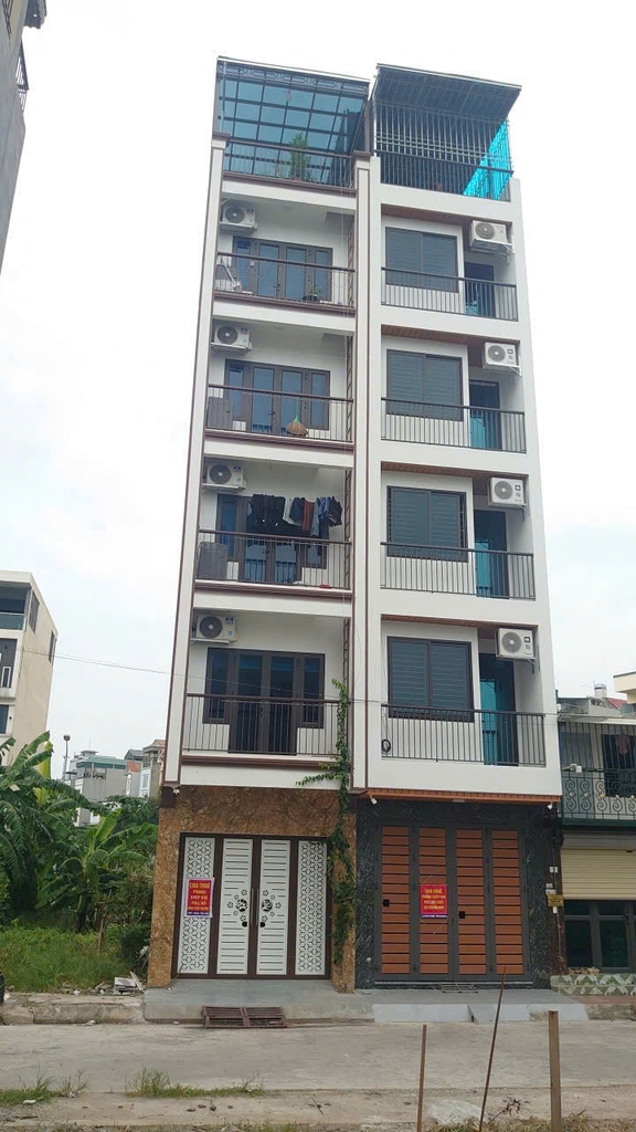 Bán Nhà 6,5 Tầng Khu Đất Dịch Vụ Trũng Lai Xá – Kim Chung, Hoài Đức | Đường 9,5m, Có Thang Máy – Kinh Doanh*Cho Thuê Đỉnh