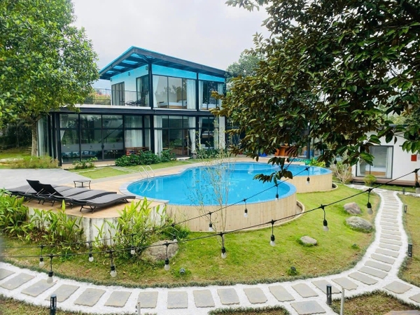 BÁN VILLA NGHỈ DƯỠNG KINH DOANH 2120M² - THÔN BƠM, VÂN HÒA, BA VÌ - 7 PHÒNG NGỦ - DOANH THU 1.4 TỶ*NĂM - 24.5 TỶ
