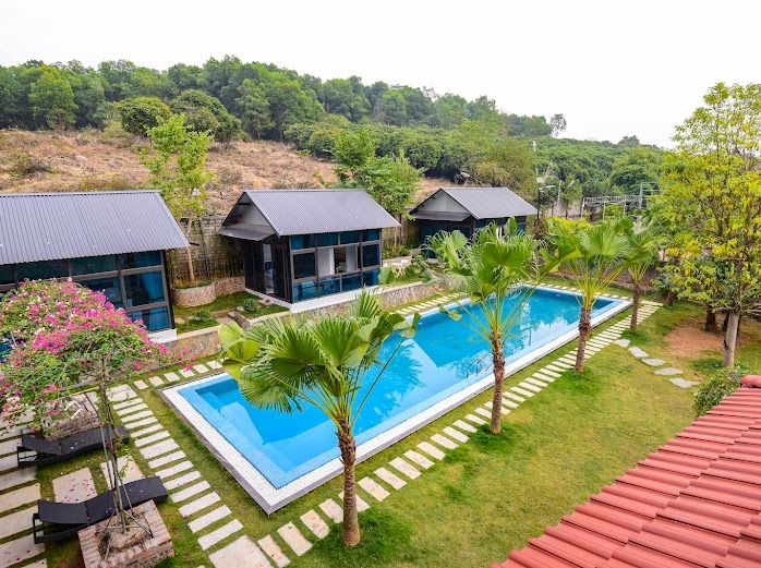 BÁN KHU NGHỈ DƯỠNG CANDY VILLA 3998M² - VIỆT YÊN, YÊN BÀI, BA VÌ - 1 BIỆT THỰ   3 HOME FALOW - BỂ BƠI - 28.5 TỶ