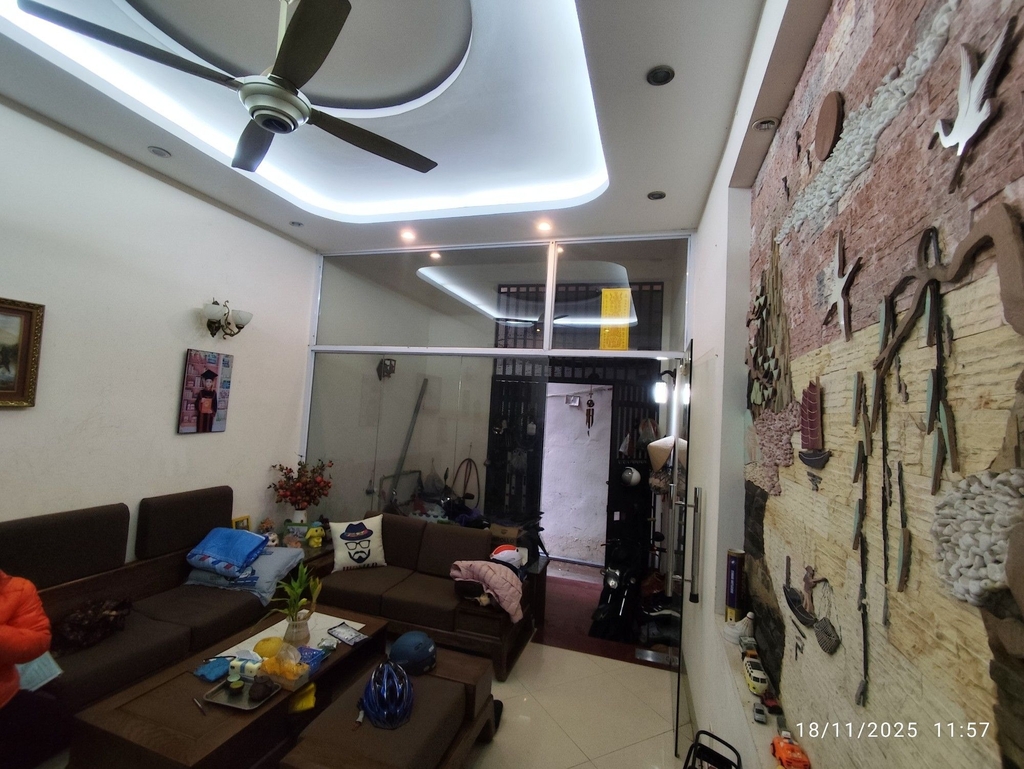 【NHÀ NGÕ HOÀNG HOA THÁM BA ĐÌNH】- 56m² 4 Tầng - 2 Mặt Ngõ - Hướng Đông - 14 Tỷ