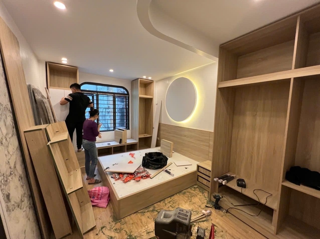 NHÀ 3 TẦNG DÂN XÂY MỚI HOÀN THIỆN - NGÕ 49.28.46 ĐỨC GIANG - 52.7M² - 8.4 TỶ