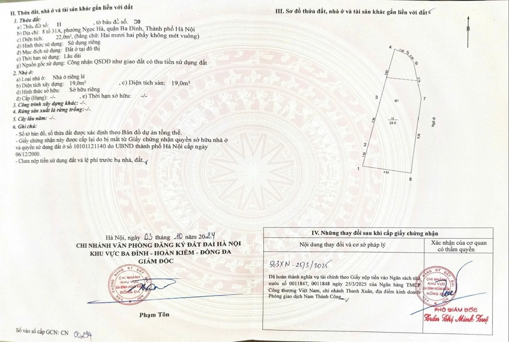 Bán Đất Vàng Ngõ 173 Hoàng Hoa Thám - Lô Góc 2 Thoáng - Có Sẵn Giấy Phép Xây 4 Tầng - Vị Trí Cách Lăng Bác 150m