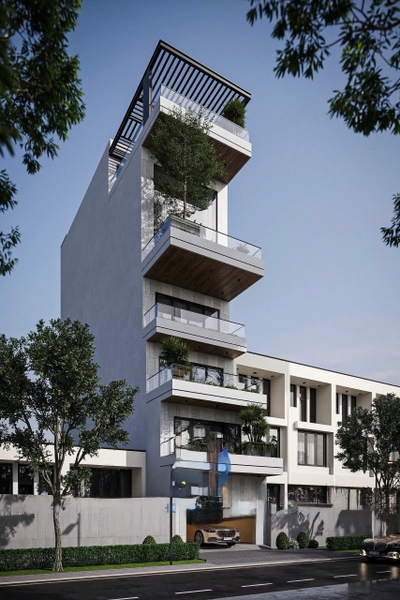 【SIÊU BIỆT THỰ THƯƠNG MẠI DUPLEX - BÁT KHỐI, LONG BIÊN】- Bát Khối, Long Biên - 117m² - 8 Tầng - Sân Vườn - Mặt Phố - Giá 33.5 Tỷ