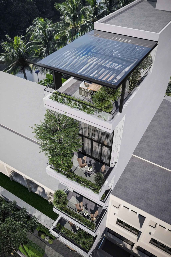 【SIÊU BIỆT THỰ THƯƠNG MẠI DUPLEX - BÁT KHỐI, LONG BIÊN】- Bát Khối, Long Biên - 117m² - 8 Tầng - Sân Vườn - Mặt Phố - Giá 33.5 Tỷ