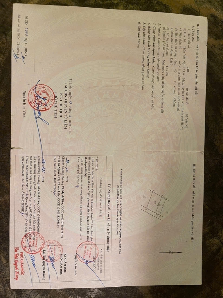 Bán nhà 40m² mặt tiền 3.3m, có thang máy, ô tô vào nhà, gần Vinhomes Đan Phượng