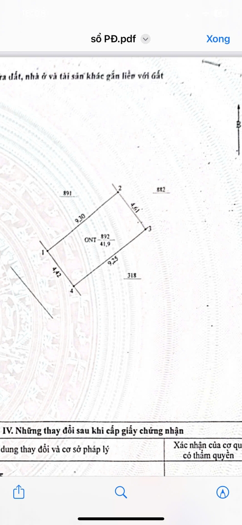 Đất đẹp 41,9m² tại Đan Phượng, ô tô đỗ tại đất, chính chủ 3,35 tỷ