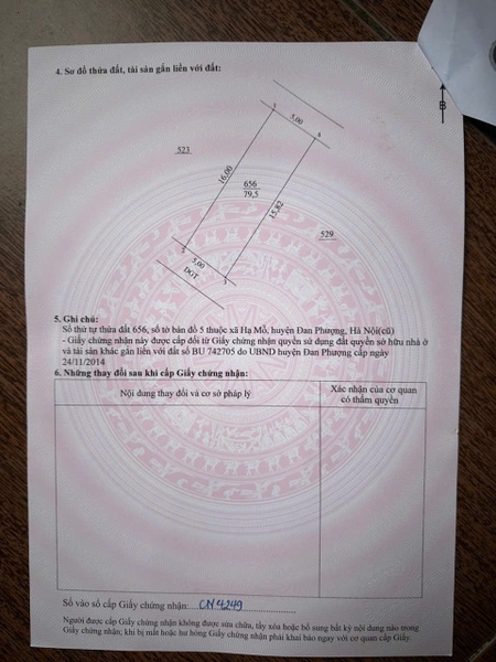 Bán đất 80m² Hạ Mỗ – Mặt tiền 5m, 2 mặt đường ô tô – Giá chỉ 4xtr*m²